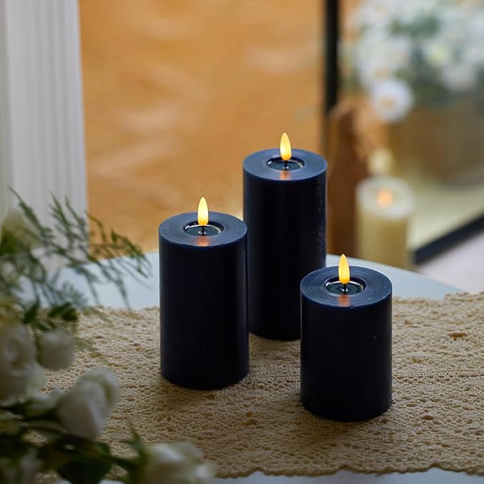 شمعة سودا وسط