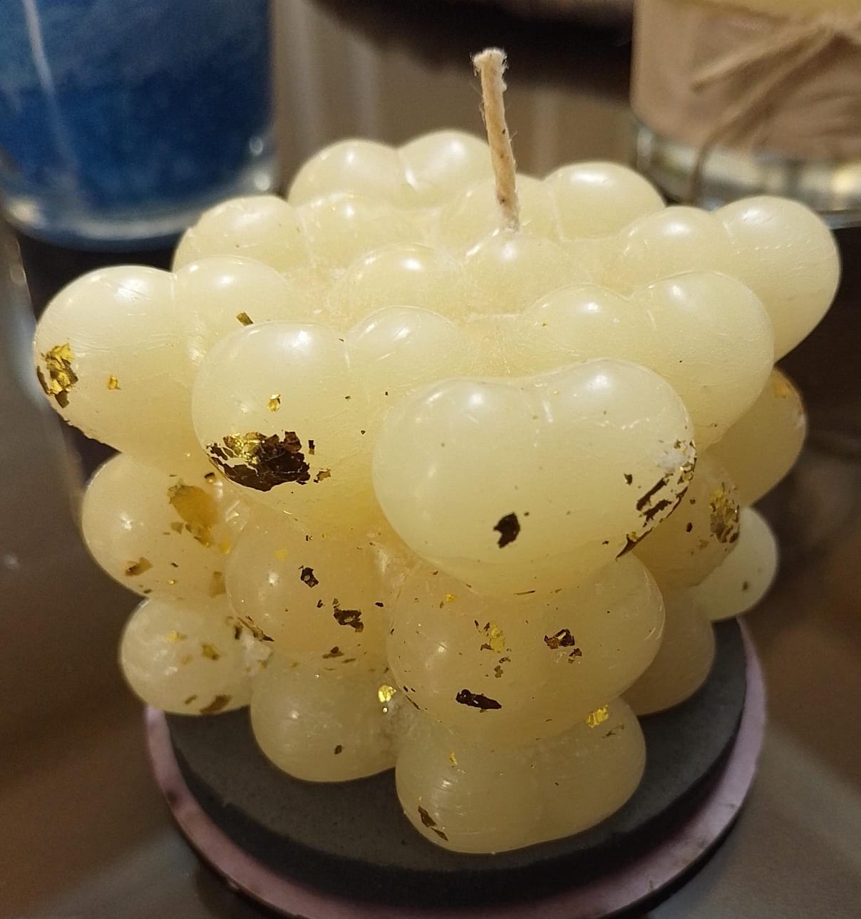 شمعة قلوب الحب