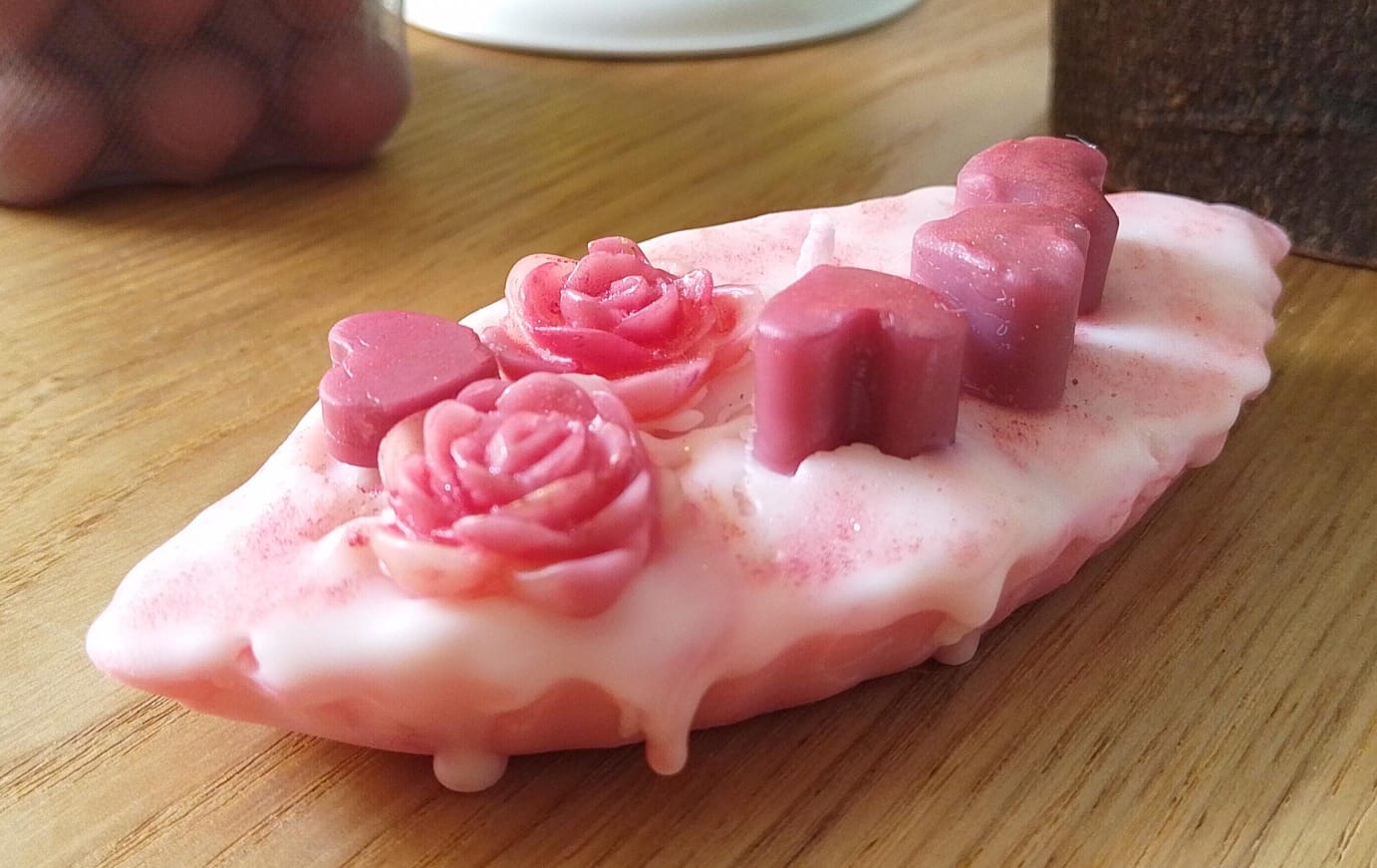 شمعة تارت الفراولة